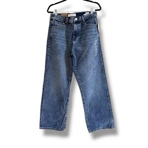 Pacsun Dylan Baggy Fit Blue Jeans Mens 32x30 Medium Indigo Wide Leg Mid Rise